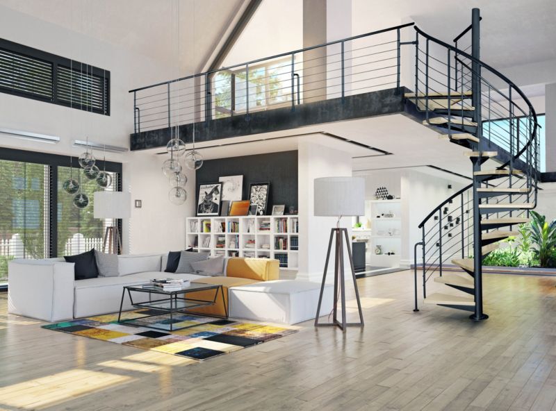 Schody Wewnętrzne Atrium System 168 Buk