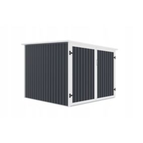 Schowek na rowery Corciano Garaż 203x198x157cm z metalowymi uchwytami  1 szt.