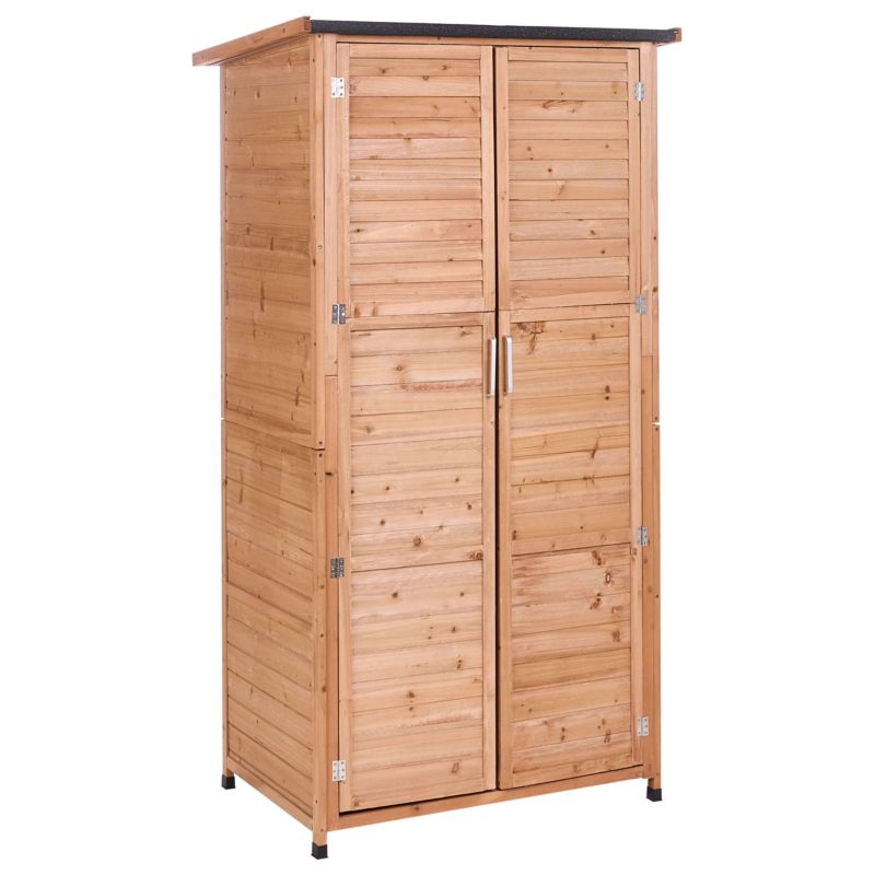 Schowek narzędziowy Arsego 96 cm 67 cm Drewno jodłowe Jasnobrązowy 1 szt.