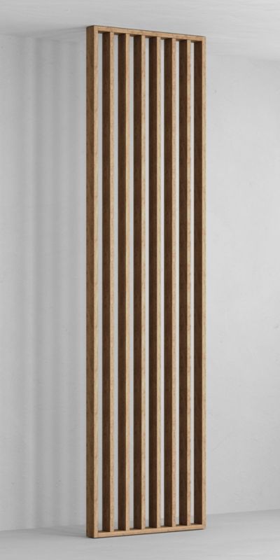 Ścianka lamelowa 58 x 275 cm dąb