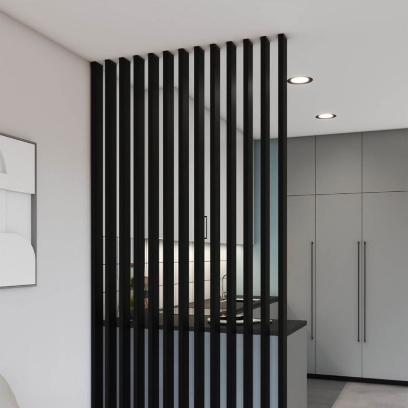 Ścianka laminowana 22 x 88 x 2800 mm czarna