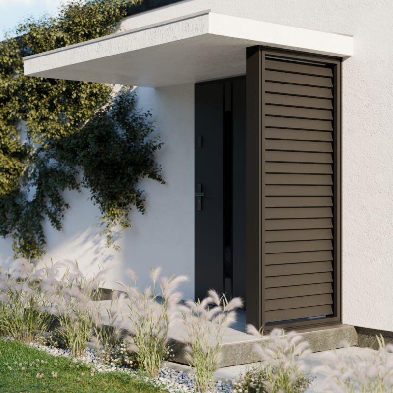 Ścianka Lumia Vario antracyt z aluminiową ramą RAL 7016 2100 x 900 mm