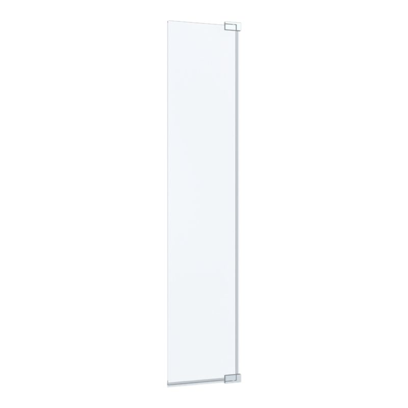 Ścianka prysznicowa GoodHome Evanna 30 cm chrom/transparentna