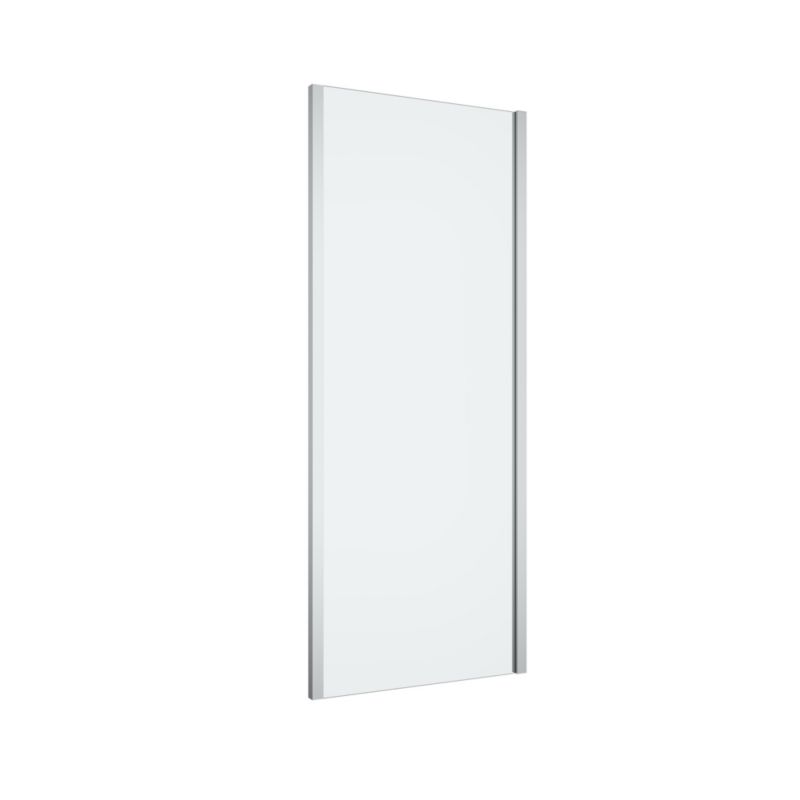 Ścianka prysznicowa GoodHome Ledava 80 cm chrom/transparentna