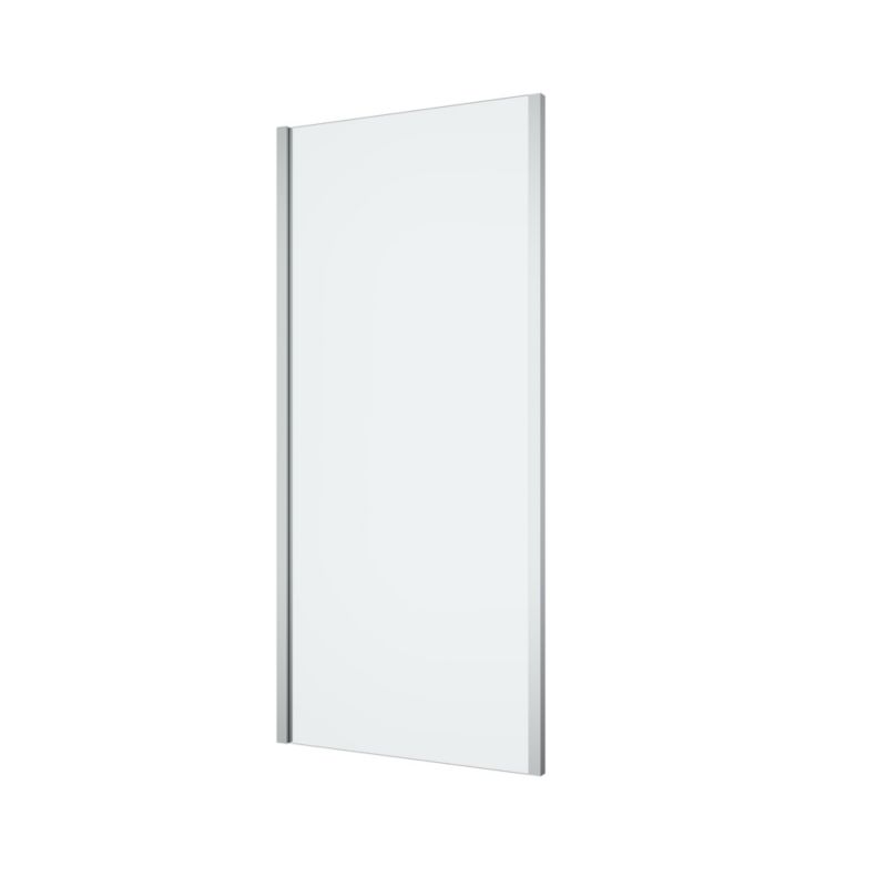 Ścianka prysznicowa GoodHome Ledava 90 cm chrom/transparentna