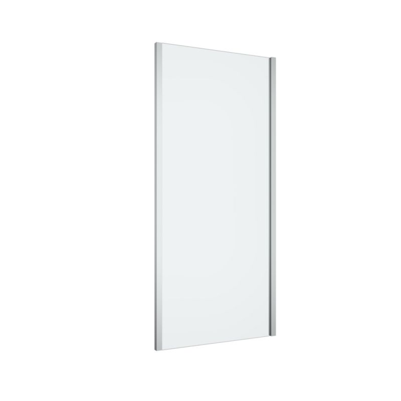 Ścianka prysznicowa GoodHome Ledava 90 cm chrom/transparentna