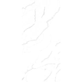 Ścienna płyta dekoracyjna SPC 123 x 265 cm statuario bianco 3,25 m2