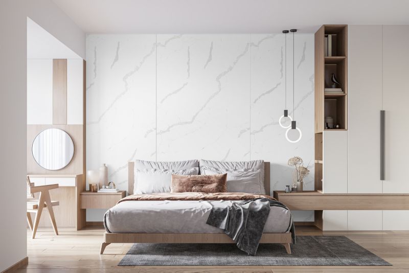 Ścienna płyta dekoracyjna SPC 123 x 265 cm statuario bianco 3,25 m2