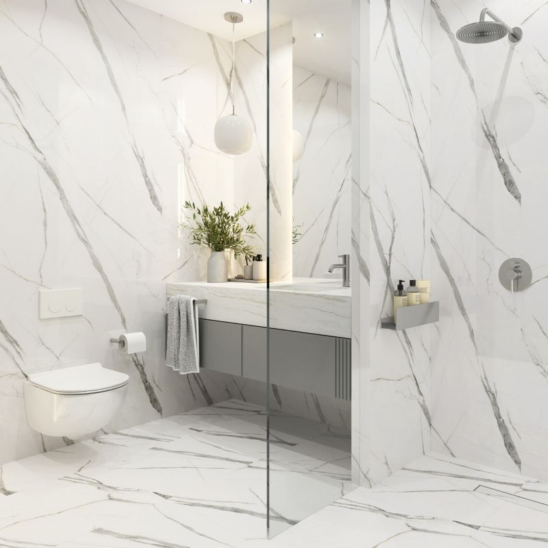 Ścienna płyta dekoracyjna SPC 60 x 120 cm calacata perla 2,88 m2
