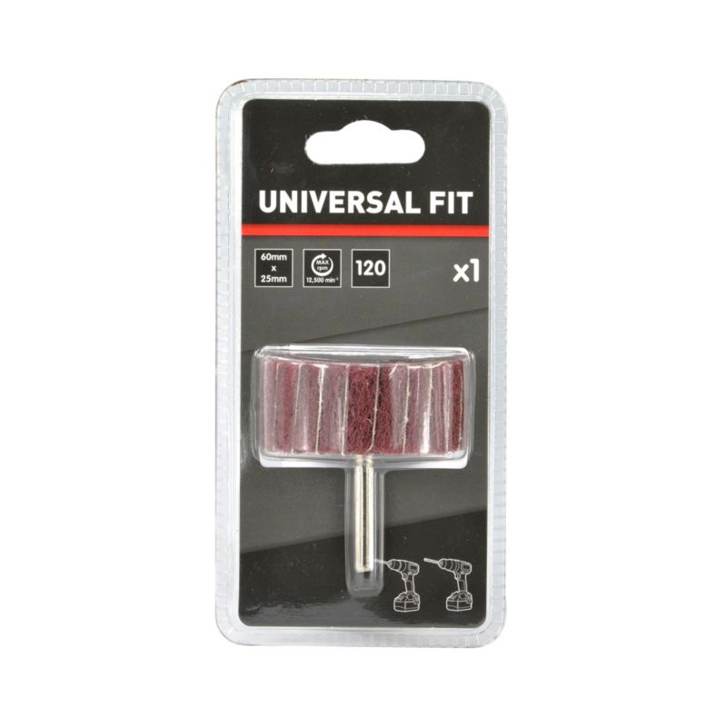 Ściernica trzpieniowa Universal 60 x 25 mm P120