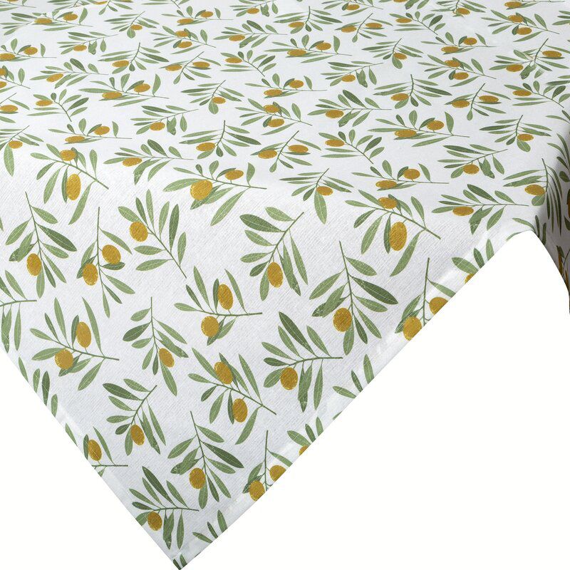 Serweta Eurofirany 85 x 85 cm biały zielony Erin 1 szt.