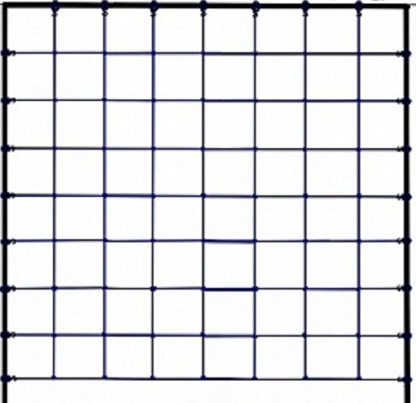 Siatka Allforbaby Do Wspinaczki 200X210Cm S-Hook Niebieska 1 szt