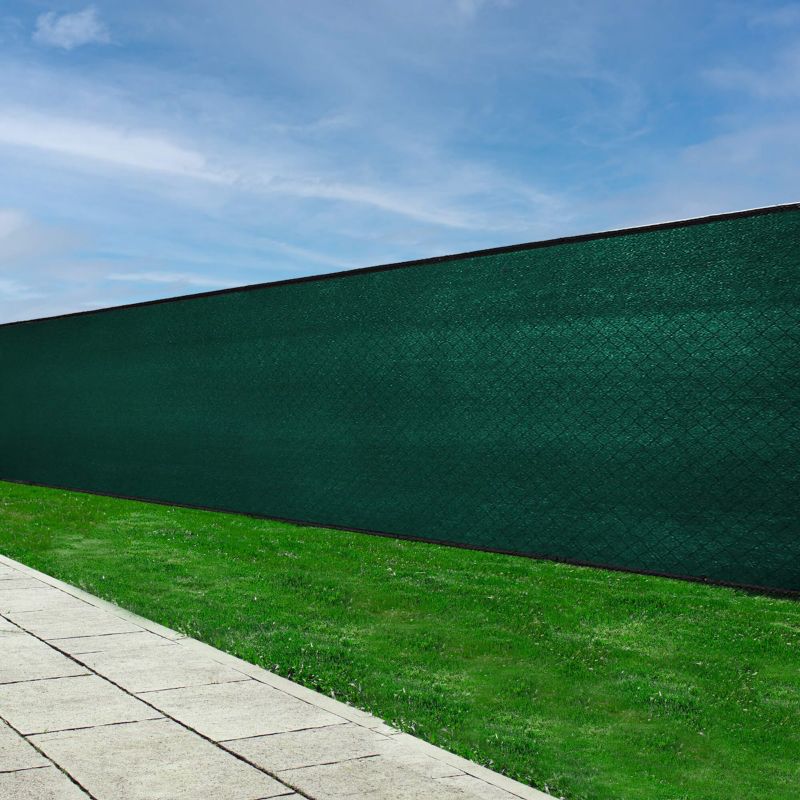 Siatka cieniująca Springos 95% 1,7x10m zielona, 185g/m2 plus opaski zaciskowe 50 szt. 1 kpl.