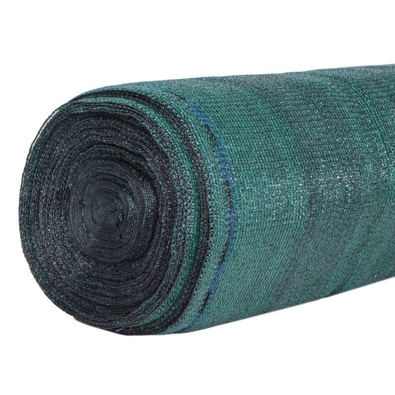 Siatka cieniująca Springos 95% 1,7x10m zielona, 185g/m2 plus opaski zaciskowe 50 szt. 1 kpl.