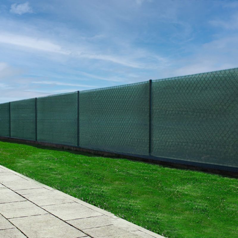 Siatka cieniująca Springos 95% 1,7x25m zielona, 185g/m2 plus opaski zaciskowe 100 szt.1 kpl.
