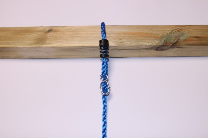 Siatka Do Wspinaczki Allforbaby 200X75Cm S-Hook Niebieska 1 szt