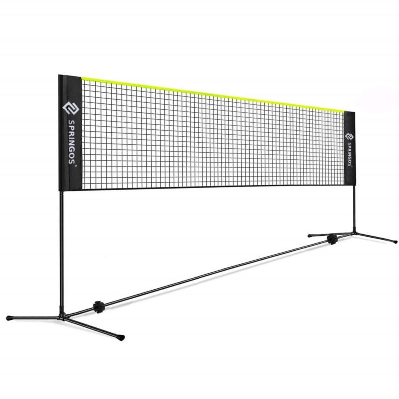Siatka i stelaż do gry rekreacyjnej w badmintona Springos siatkówki 400 cm 1 kpl.