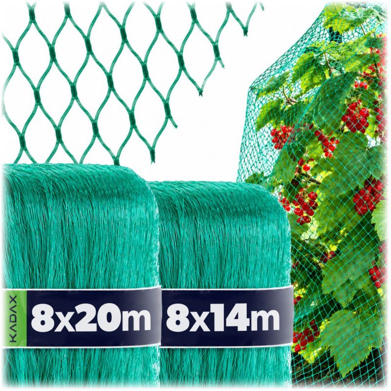 Siatka Ochronna KADAX Na Ptaki mocna 8x14+8x20m 1szt.