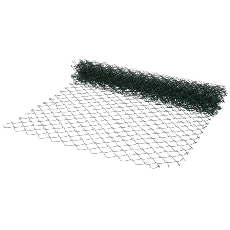 Siatka ogrodzeniowa pleciona 1,2 x 10 m kwadratowe oczko 60 x 60 mm zielona
