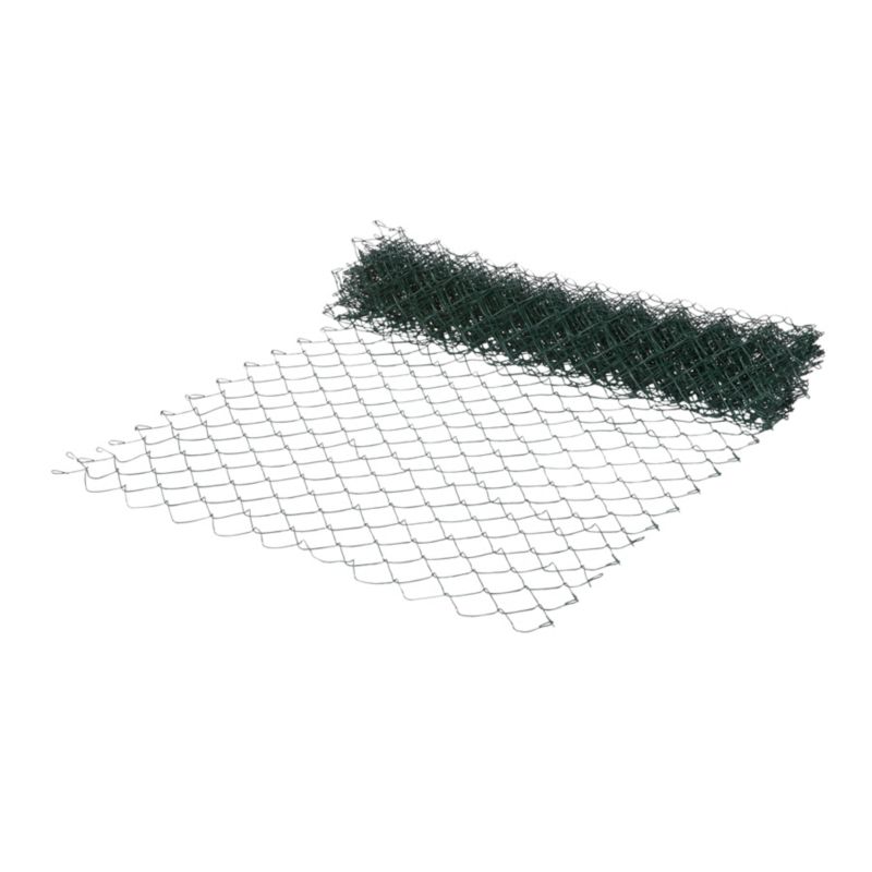 Siatka ogrodzeniowa pleciona 1 x 10 m kwadratowe oczko 60 x 60 mm zielona