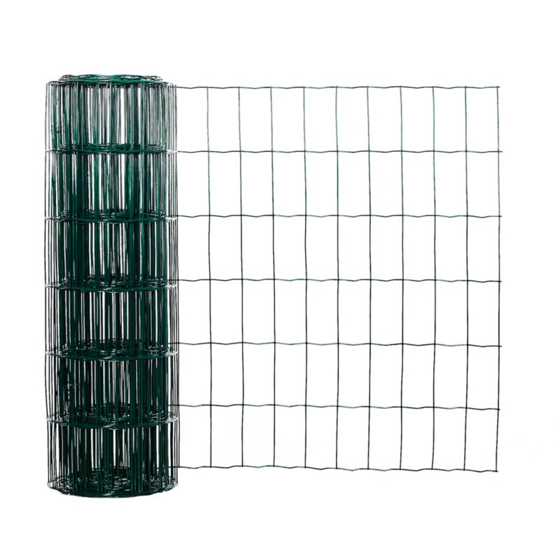 Siatka ogrodzeniowa zgrzewana 0,8 x 10 m oczko 50 x 100 mm zielona