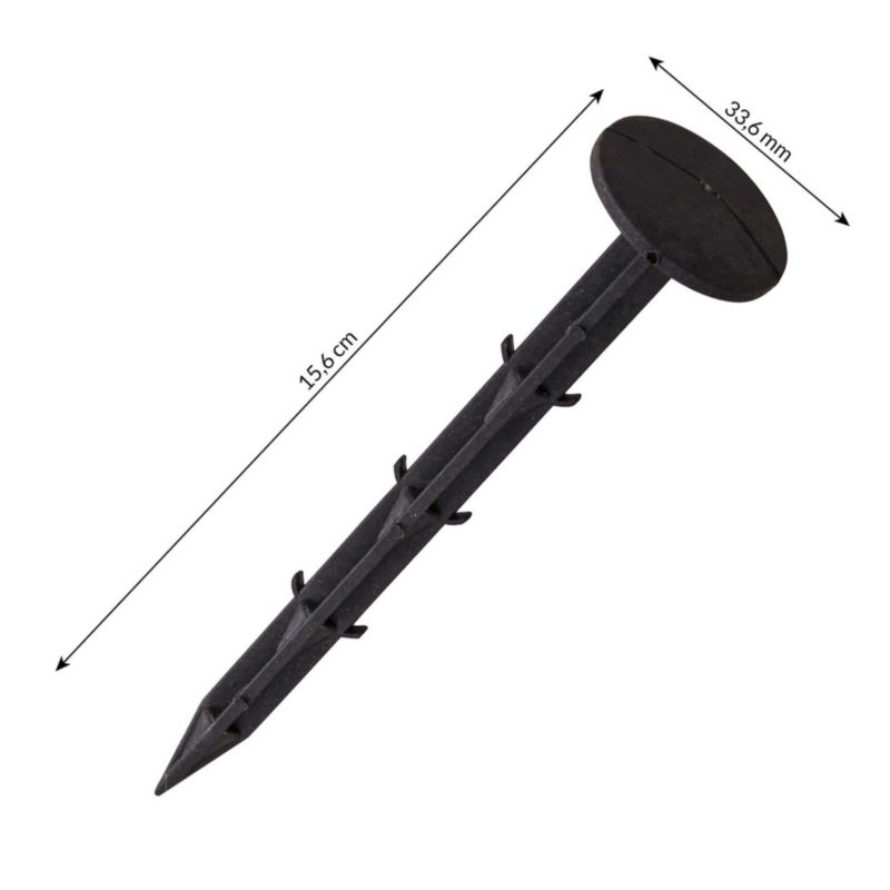 Siatka przeciw nornicom Springos 2x100 m + kołki 50 szt. przeciw kretom 30g/m2 1 kpl.