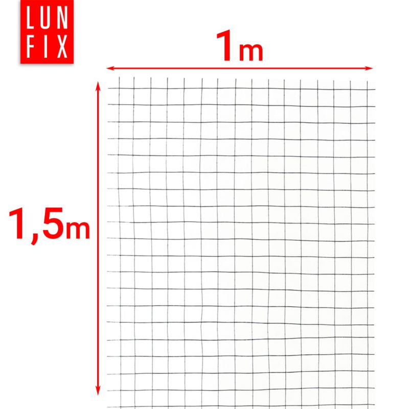 Siatka zgrzewana Lun Fix 150cm 13x13mm fi0,8mm ocynkowana 1mb 1szt.