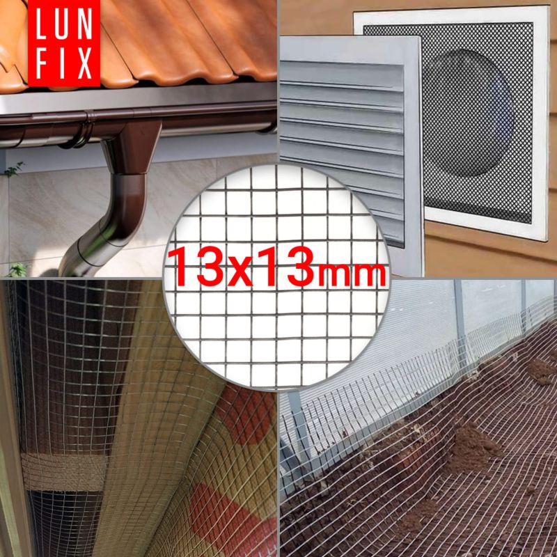 Siatka zgrzewana Lun Fix 150cm 13x13mm fi0,8mm ocynkowana 1mb 1szt.