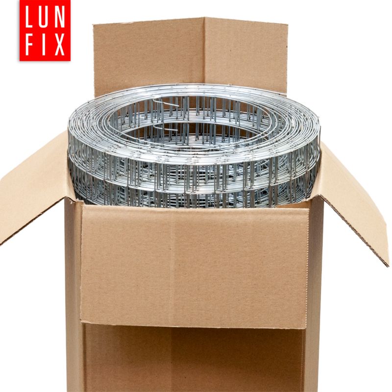 Siatka zgrzewana Lun Fix 50cm 25x25mm fi1mm ocynkowana 25mb 1szt.