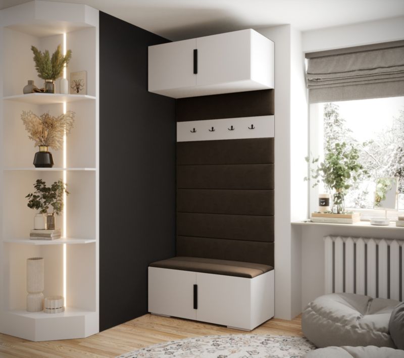 Siedzisko Abiks INOVA panele tapicerowane szer.100cm wz.1 biały 1szt.