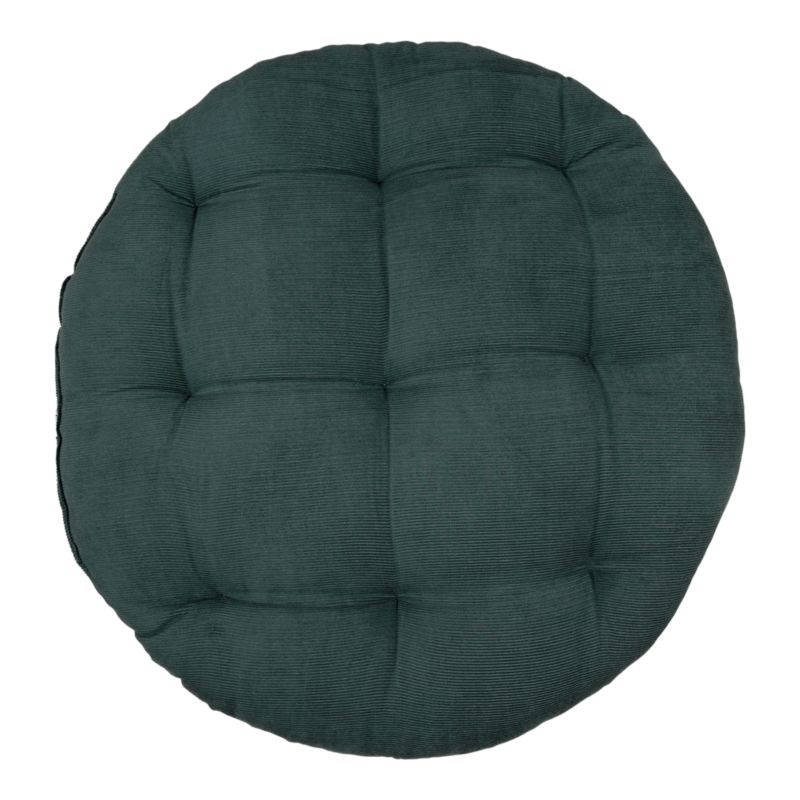 Siedzisko GoodHome okrągłe 40 cm szmaragdowe