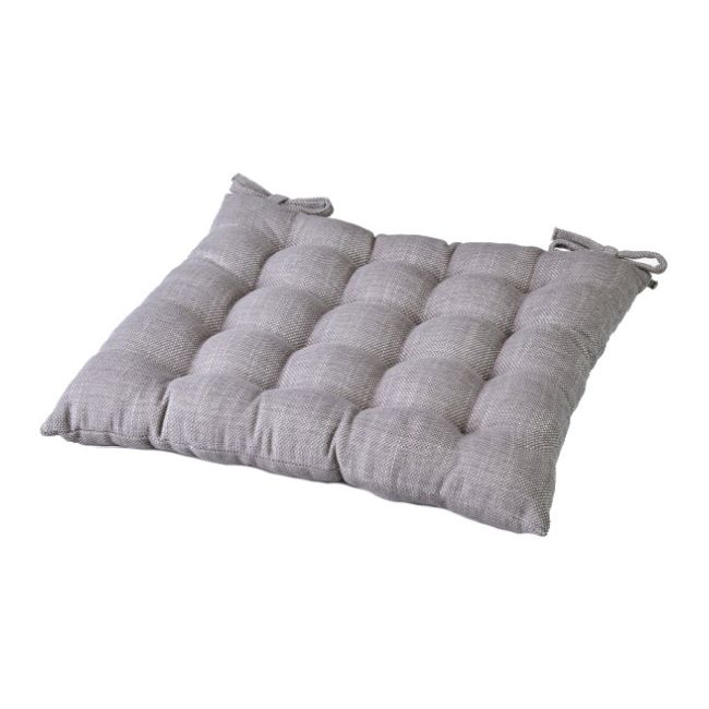 Siedzisko GoodHome Tiga 45 x 45 cm szare
