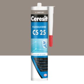 Silikon sanitarny Ceresit CS 25 cement gray 280 ml