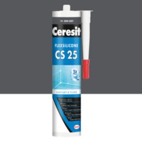 Silikon sanitarny Ceresit CS 25 iron grey 280 ml