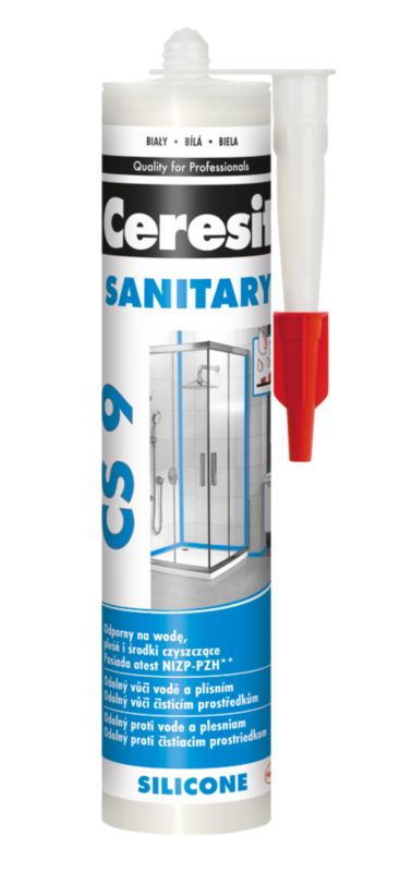 Silikon sanitarny Ceresit CS 9 biały 280 ml