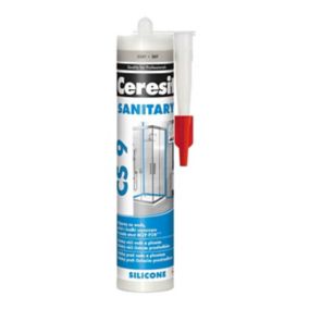 Silikon sanitarny Ceresit CS 9 szary 280 ml