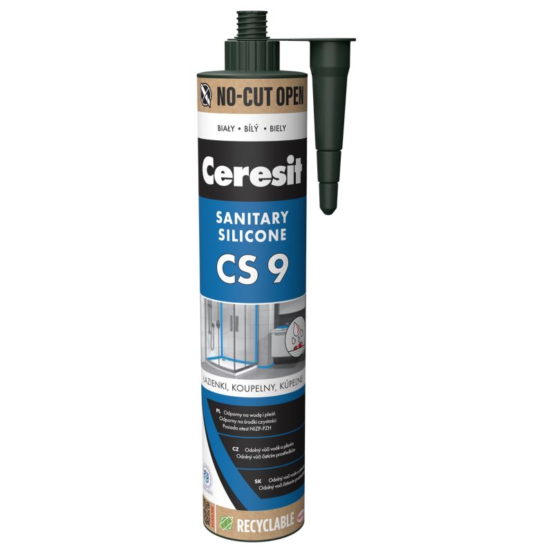 Silikon sanitarny Ceresit CS9 biały 280 ml