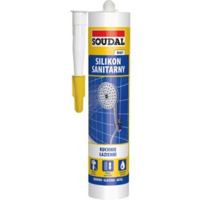 Silikon sanitarny Soudal 280 ml biały