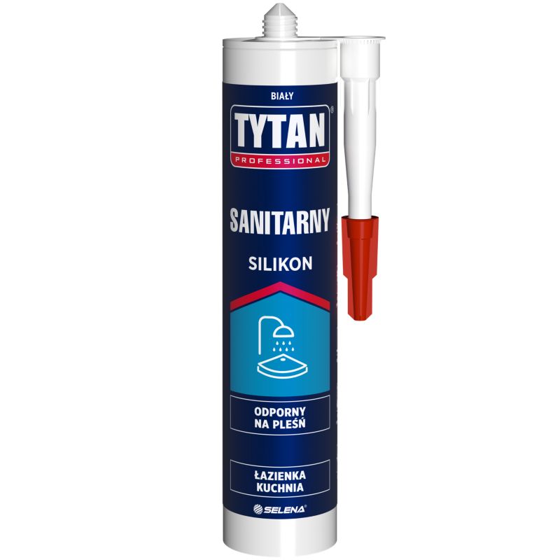 Silikon sanitarny Tytan 280 ml biały