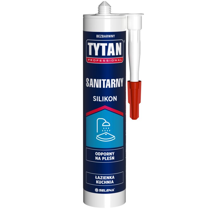 Silikon sanitarny Tytan 280 ml transparentny