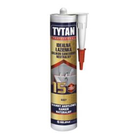Silikon sanitarny Tytan Idealna Łazienka biały 280 ml