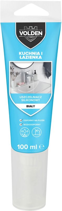 Silikon sanitarny Volden 100 ml biały
