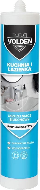 Silikon sanitarny Volden 280 ml bezbarwny
