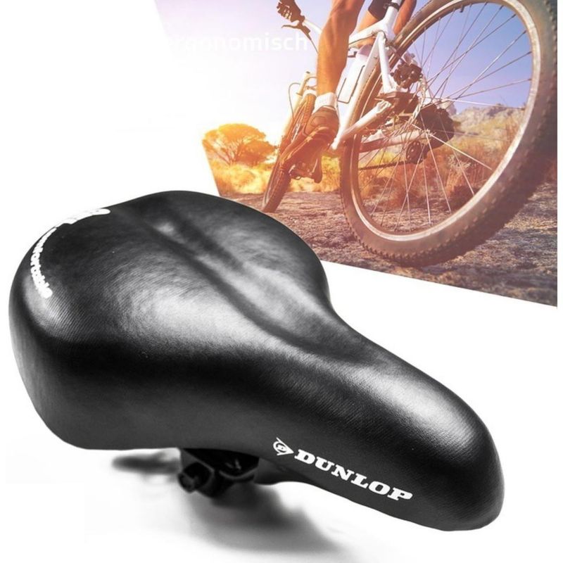 Siodło Dunlop  rowerowe sportowe żelowe 26X19cm    1szt.