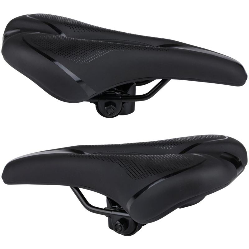 Siodełko Dunlop rowerowe żelowe mtb 27X14,cm czarne  1szt.