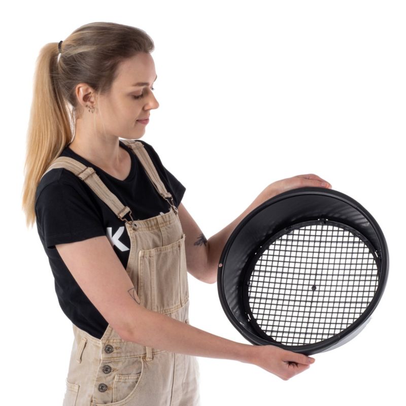 Sitko KADAX Sito Ogrodowe 37cm Do Przesiewania Regulowane Ziemi Kompostu Kamieni 1szt.