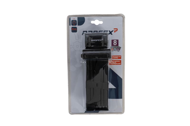 Składana blokada rowerowa 85 cm z uchwytem i 2 kluczami PROFEX 81640 1 szt.
