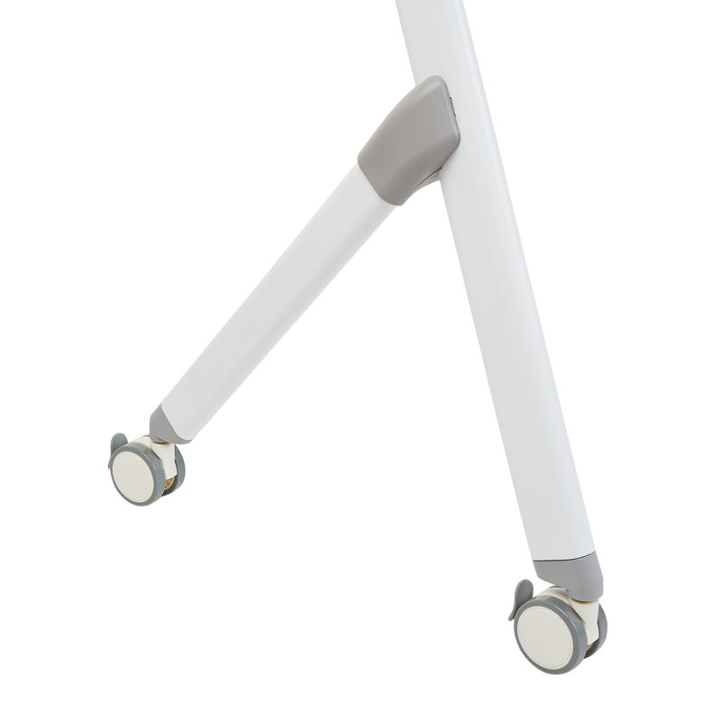Składane biurko Bendi 120 cm 60 cm z kółkami Jasnobrązowy 1 szt.