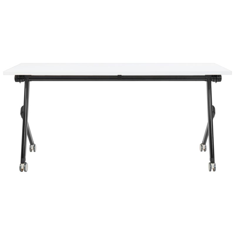 Składane biurko Bendi 160 cm 60 cm z kółkami Biały 1 szt.