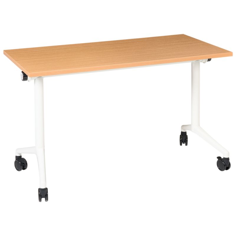 Składane biurko Cavi 120 cm 60 cm Brązowy 1 szt.